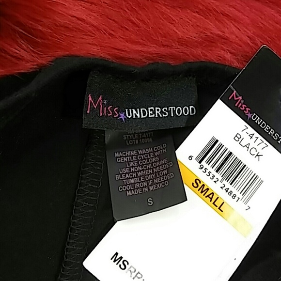 NWT Miss Understood Leggings Spandex #3-4 - Picture 3 of 4